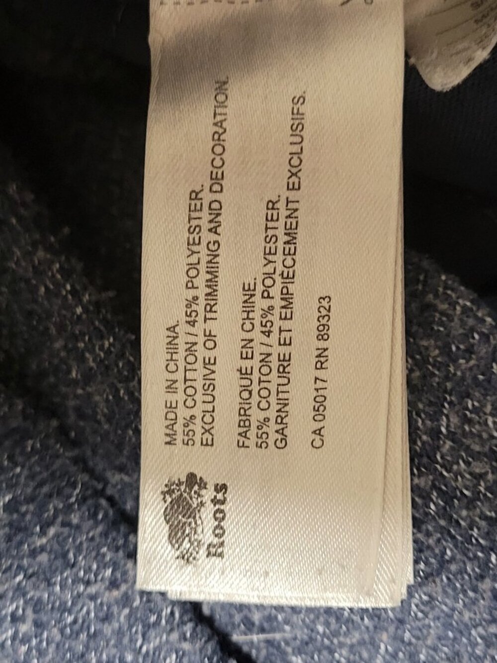 Roots Organic Original Cooper Beaver Sweatpants - Salt & Pepper / S - Picture 6 of 9